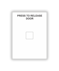 Switch Plate - Door Release 1 Gang