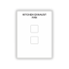 Switch Plate - Kitchen Exhaust Fan 2 Gang