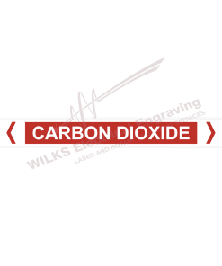Pipe Marker - Carbon Dioxide