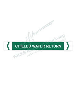 Pipe Marker - Chilled Water Return