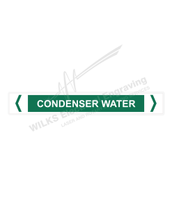 Pipe Marker - Condenser Water