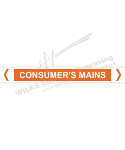 Pipe Marker - Consumers Mains