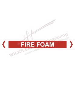 Pipe Marker - Fire Foam