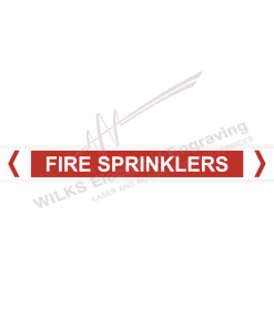 Pipe Marker - Fire Sprinklers