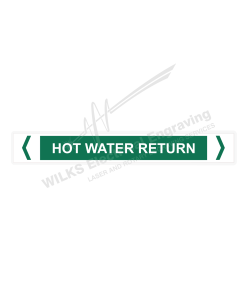 Pipe Marker - Hot Water Return