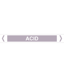 Pipe Marker - Acid