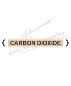 Pipe Marker - Carbon dioxide