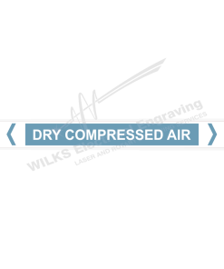 Pipe Marker - Dry Compressed Air