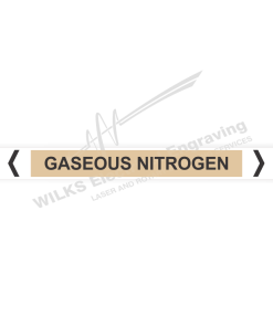Pipe Marker - Gaseous Nitrogen