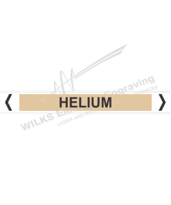 Pipe Marker - Helium