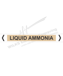 Pipe Marker - Liquid Ammonia