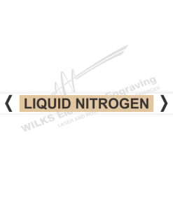 Pipe Marker - Liquid Nitrogen