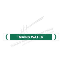 Pipe Marker - Mains Water