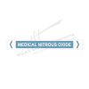 Pipe Marker - Medical Nitrous Oxide