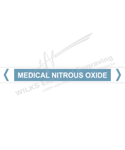 Pipe Marker - Medical Nitrous Oxide