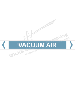 Pipe Marker - Vacuum Air