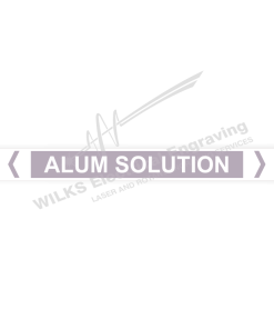 Pipe Marker - Alum Solution