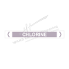 Pipe Marker - Chlorine