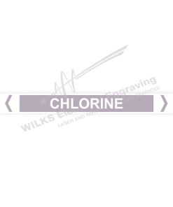 Pipe Marker - Chlorine