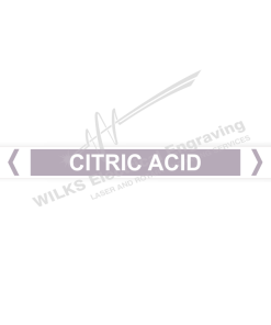 Pipe Marker - Citic acid