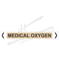 Pipe Marker - Medical Oxygen