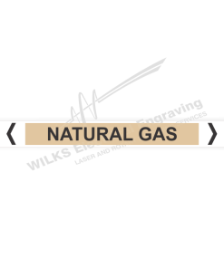 Pipe Marker - Natural Gas