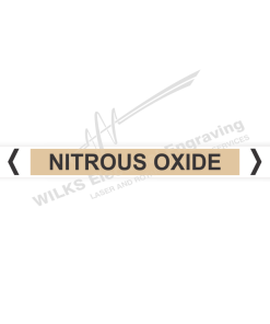 Pipe Marker - Nitrous Oxide
