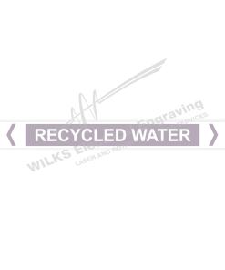 Pipe Marker - Recycled Water