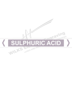 Pipe Marker - Sulphuric Acid